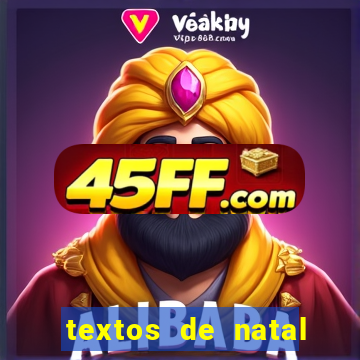 textos de natal para leitura